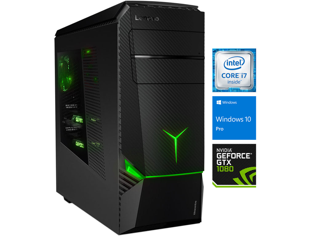 Lenovo Ideacentre Y900 Desktop, i7-6700K, 16GB RAM, 512GB SSD+1TB HDD, GTX 1080, Win10Pro