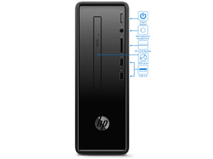 HP Slimline 290 SFF with 24" FHD, A9-9425, 16GB RAM, 512GB SSD, Win10Pro