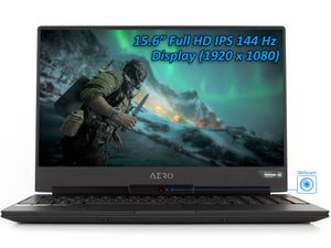 Gigabyte Aero 15-X9 Laptop, 15.6" IPS FHD, i9-8950HK, 32GB RAM, 1TB NVMe SSD, RTX 2070, Win10Pro