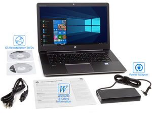 HP ZBook 15 G3 Laptop, 15.6" FHD, i7-6820HQ, 8GB RAM, 1TB NVMe SSD, Quadro M1000M, Win10Pro
