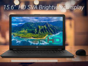 Refurbished HP 15 , 15" HD, N4000, 4GB RAM, 512GB SSD, DVDRW, Windows 10 Home