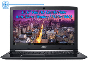 Acer Aspire 5 Laptop, 15.6" FHD, i5-7200U, 8GB RAM, 1TB SSD+1TB HDD, MX150, Win10Pro