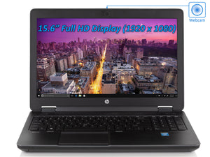HP ZBook 15 G1 Mobile Workstation, 15" FHD, i7-4800MQ, 8GB RAM, 1TB SSD, Quadro K1100M, Win10Pro