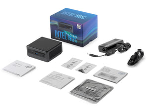 Intel NUC10I7FNHN Mini PC, Intel Core I7-10710U Upto 4.7GHz, 32GB RAM, 1TB NVMe SSD, HDMI, Thunderbolt, Card Reader, Wi-Fi, Bluetooth, Windows 10 Pro