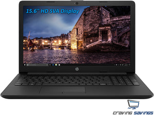 HP Premium 15.6" HD Laptop, A6-9225, 8GB RAM, 1TB HDD, Radeon R4, Win10Pro