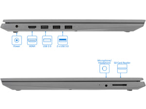 Lenovo IdeaPad S145 Laptop, 15.6" FHD, i7-8565U, 8GB RAM, 256GB NVMe SSD+1TB HDD, Win10Pro