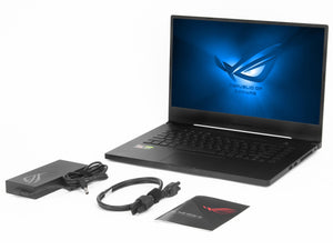 ASUS ROG Zephyrus G15 Gaming Notebook, 15.6" 144Hz FHD Display, AMD Ryzen 7 3750H Upto 4.0GHz, 32GB RAM, 512GB NVMe SSD, NVIDIA GeForce GTX 1660 Ti, HDMI, Wi-Fi, Bluetooth, Windows 10 Pro