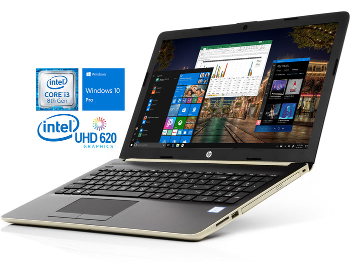 HP 17.3" HD+ Laptop, i3-8130U, 16GB RAM, 128GB NVMe SSD+1TB HDD, Win10Pro