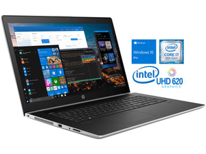 HP ProBook 470 G5 Laptop, 17.3" HD+, i7-8550U, 32GB RAM, 1TB NVMe SSD+1TB HDD, 930MX, Win10Pro