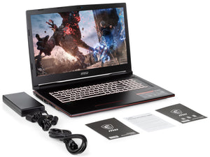 MSI GP63, 15" FHD, i7-8750H, 8GB RAM, 512GB SSD, GTX 1060, Win 10 Home