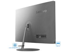 Lenovo IdeaCentre 520 AIO PC, 27" QHD Touch, i7-7700T, 8GB RAM, 256GB SSD, Win10Pro