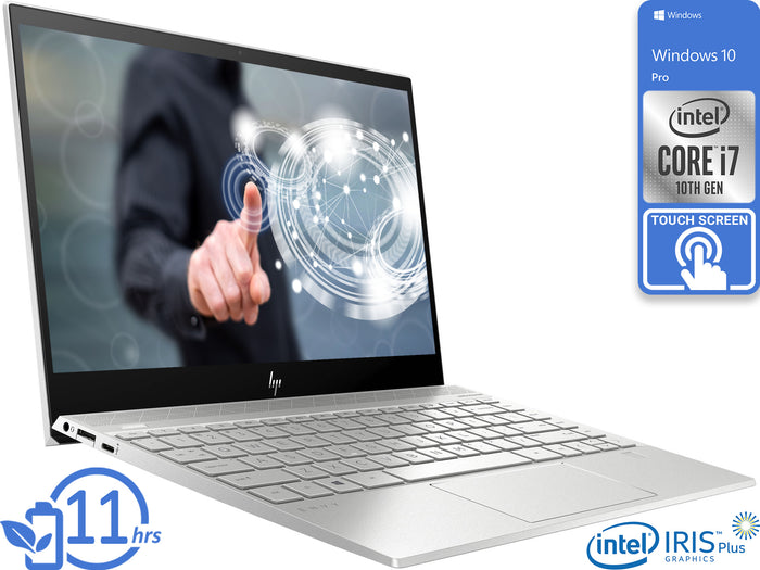 HP Envy , 13" 4K UHD Touch, i7-1065G7, 8GB RAM, 512GB SSD, Windows 10 Pro