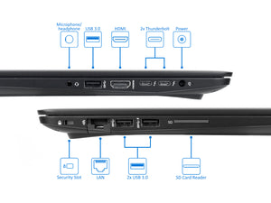 HP ZBook 15 G3 Laptop, 15.6" FHD, i7-6820HQ, 16GB RAM, 1TB NVMe SSD, Quadro M1000M, Win10Pro