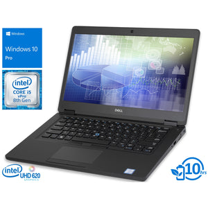 Dell Latitude 5490, 14" HD, i5-8350U, 8GB RAM, 512GB SSD, Windows 10 Pro