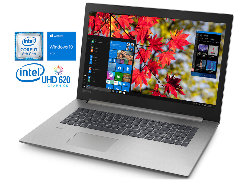 Lenovo IdeaPad 330 17.3" HD Laptop, i7-8550U, 8GB RAM, 128GB SSD, Win10Pro