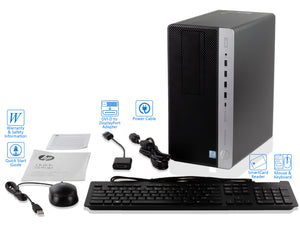 HP ProDesk 600 G3 Desktop, i3-7100 3.9GHz, 8GB RAM, 256GB SSD, Win10Pro