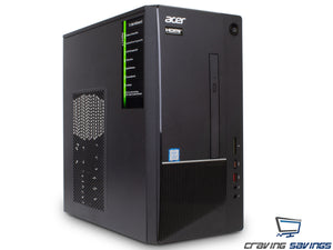 Acer Aspire TC Series Destop, i3-8100 3.6GHz, 8GB RAM, 1TB SSD+1TB HDD, Win10Pro