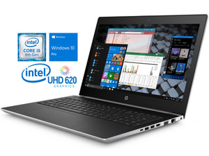 HP ProBook 450 G5 15.6" HD Laptop, i5-8250U, 16GB RAM, 256GB NVMe SSD+1TB HDD, Win10Pro