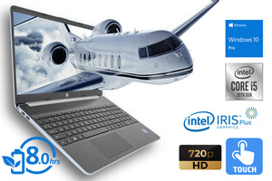 HP 15" HD Touch Laptop, i5-1035G4, 16GB RAM, 1TB SSD, Windows 10 Pro S