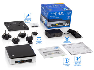 NUC NUC5i5RYK Mini Desktop, i5-5250U, 4GB RAM, 256GB NVMe SSD, Win10Pro