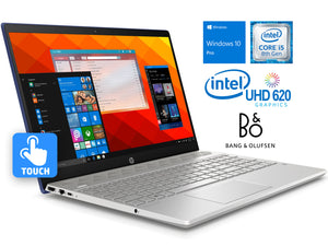 HP Pavilion 15.6" Touch Laptop, i5-8250U, 16GB RAM, 512GB SSD, Win10Pro