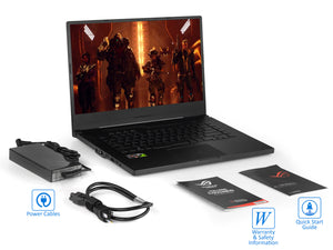 ASUS GA502DU 15.6" FHD Laptop, Ryzen 7 3750H, 8GB RAM, 128GB NVMe, Win 10 Pro