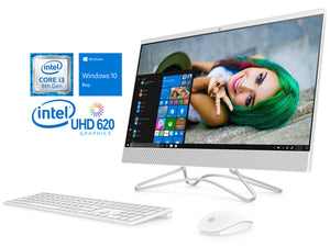 HP 24 AIO 23.8" FHD IPS Borderless Desktop, i3-8130U, 16GB RAM, 128GB SSD+1TB HDD, Win10Pro