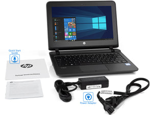 HP ProBook 11 EE G2 Laptop, 11.6" HD Touch, i3-6100U 2.3GHz, 8GB RAM, 512GB SSD, Win10Pro