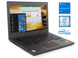 Refurbished Lenovo ThinkPad X270 12.5" IPS HD i7-6600U 16GB RAM 512GB SSD Backlit Win 10 Pro