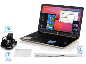 HP 15 Laptop, 15.6" SVA BrightView HD, i7-8550U, 8GB RAM, 256GB SSD, Win10Pro