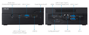 ASUS VivoMini PN60 Mini PC/HTPC, i3-8130U 2.2GHz, 32GB RAM, 128GB SSD, Win10Pro