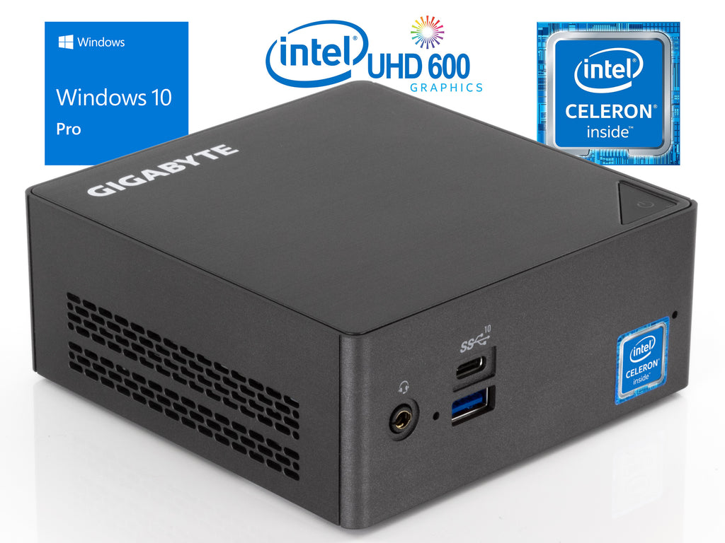 GIGABYTE BRIX Mini PC, Celeron J4105, 8GB RAM, 512GB SSD, Win10Pro