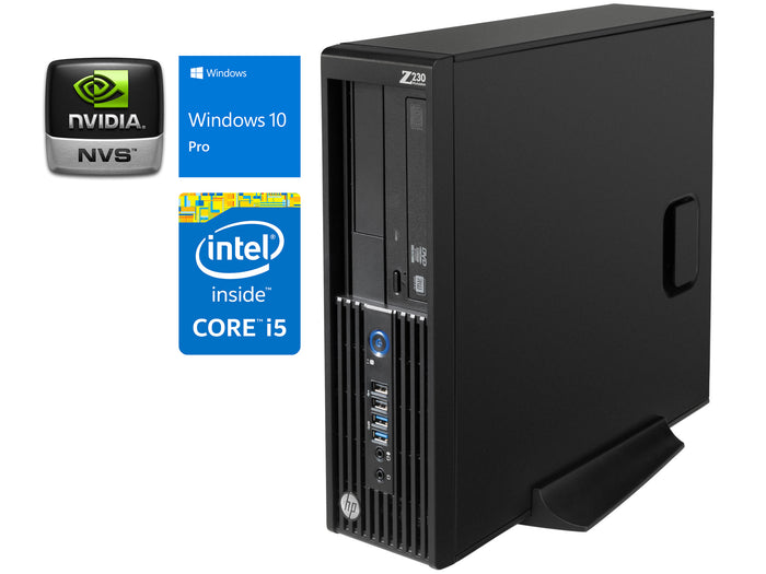 HP Z230 SFF Workstation, i5-4690, 8GB RAM, 512GB SSD+2TB HDD, NVS 310, Win10Pro