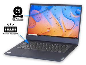 Lenovo IdeaPad S340, 14" FHD, i5-1035G1, 12GB RAM, 512GB SSD, Windows 10 Pro