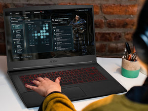 MSI Thin GF65, 15" FHD, i7-9750H, 32GB RAM, 512GB SSD, 1660 Ti, Windows 10 Home