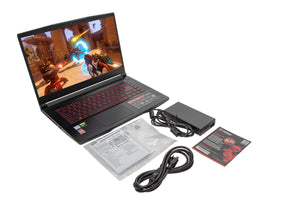 MSI GF63, 15" FHD, i7-9750H, 8GB RAM, 512GB SSD +1TB HDD, 1050 Ti, Win 10 Pro