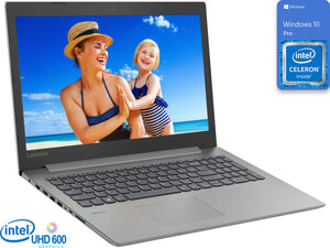 Lenovo 330, 15" HD, Celeron N4000, 4GB RAM, 128GB SSD, UK Keyboard, Win 10 Pro