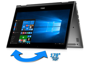 Dell Inspiron 13.3" 2-in-1 Touch, i7-8550U, 8GB RAM, 256GB SSD, Windows 10 Pro