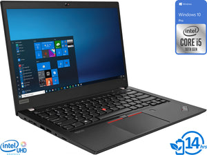 Lenovo ThinkPad T14, 14" FHD, i5-10210U, 16GB RAM, 512GB SSD, Windows 10 Pro