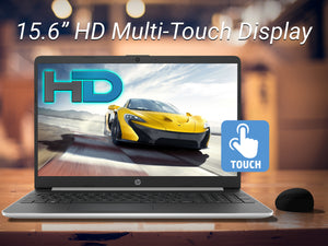Refurbished HP 15, 15" HD Touch, i3-1005G1, 8GB RAM, 128GB SSD, Windows 10 Pro