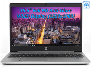 HP 450 G6 15.6" Laptop, i7-8565U, 32GB RAM, 256GB SSD, Windows 10P