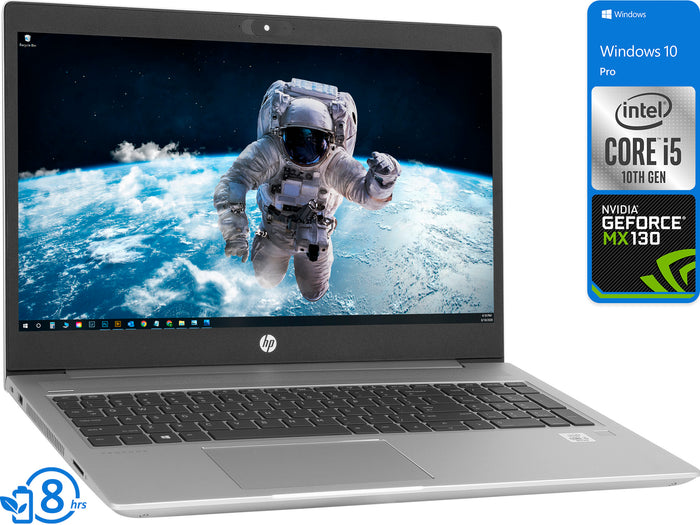 HP 450 G7, 15" HD, i5-10210U, 16GB RAM, 2TB SSD, MX130, Windows 10 Pro
