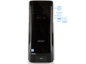 Acer Aspire TC 780 Desktop, i5-7400, 8GB RAM, 128GB SSD+1TB HDD, Win10Pro