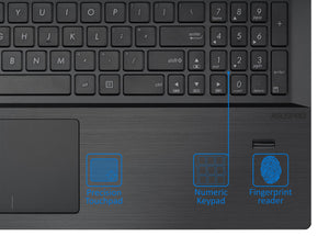 Asus Pro P2540UB Laptop, 15.6" FHD, i7-8550U, 12GB RAM, 256GB SSD, MX110, Win10Pro