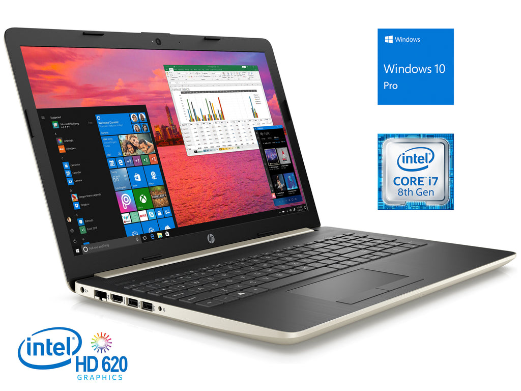 HP 15 Laptop, 15.6" SVA BrightView HD, i7-8550U, 8GB RAM, 1TB SSD, Win10Pro