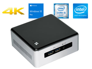 NUC5i5MYHE Mini PC, i5-5300U, 4GB RAM, 512GB SSD, Win10Pro