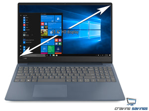 Lenovo IdeaPad 330s 15.6" HD Laptop, i7-8550U, 12GB RAM, 256GB SSD+16GB M.2 Optane,, Win10Pro