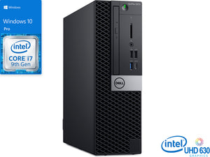 Dell OptiPlex 5070, i7-9700, 32GB RAM, 512GB SSD +1TB HDD, DVDRW, Windows 10 Pro