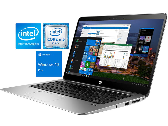 HP EliteBook 1030 G1 Laptop, 13.3" IPS FHD, M5-6Y54, 8GB RAM, 2TB NVMe SSD, Win10Pro