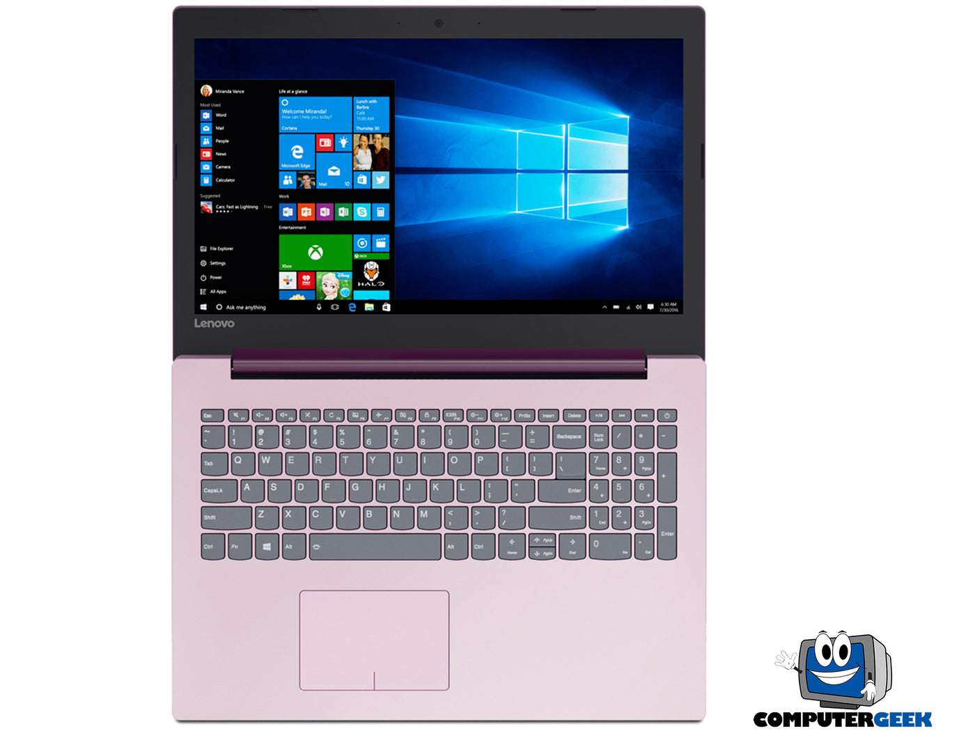 Lenovo IdeaPad 330 15.6 HD Laptop, i3-8130U, 8GB DDR4, 1TB SSD, W10H  (Purple)